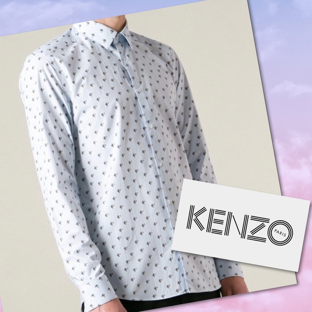 Airplane print button down shirt